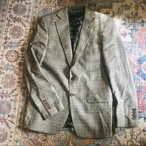 Zara Man Wool glen plaid suit - 36 Jacket 31 pants